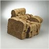 Image 1 : Frank Gehry, Experimental Edges club chair, USA, c. 1979, cardboard, 32.5"w x 33"d x 32"h...