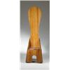 Image 1 : Mario Ceroli, Mobili nella Valle chair, Poltronova, Italy, 1972, unrefined Russian pine<b...