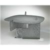 Image 1 : Isamu Noguchi, Pierced Table, Gemini G.E.L., USA, 1982-83, galvanized steel, 39.5"w x 3...