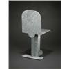 Image 1 : Isamu Noguchi, Pierced Seat, Gemini G.E.L., USA, 1982-83, galvanized steel, 14w x 16d...