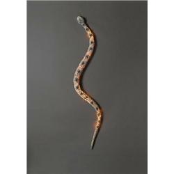 Frank Gehry, Snake lamp, New City Editions, USA, 1989, painted paper, plywood, 15"w x 6...