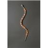 Image 1 : Frank Gehry, Snake lamp, New City Editions, USA, 1989, painted paper, plywood, 15"w x 6...