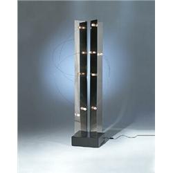 Arditi and Gianni Gamberini, B.T. 2 floor lamp, Nucleo, Italy, 1971, stainless steel, wir...