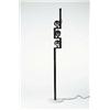 Image 1 : Arredoluce, floor lamp, Italy, 1960s, enameled and chrome steel, marble, 2000-3000...