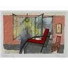 Image 1 : Aldo Rossi, Interno Milanese, 1989, lithograph, 12.5 x 17.5, Signed, inscribed and numb...