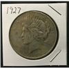 Image 1 : 1927 Peace Silver Dollar