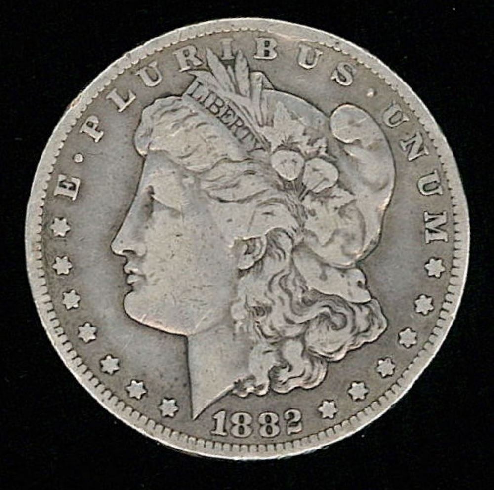 1882 Morgan Silver Dollar