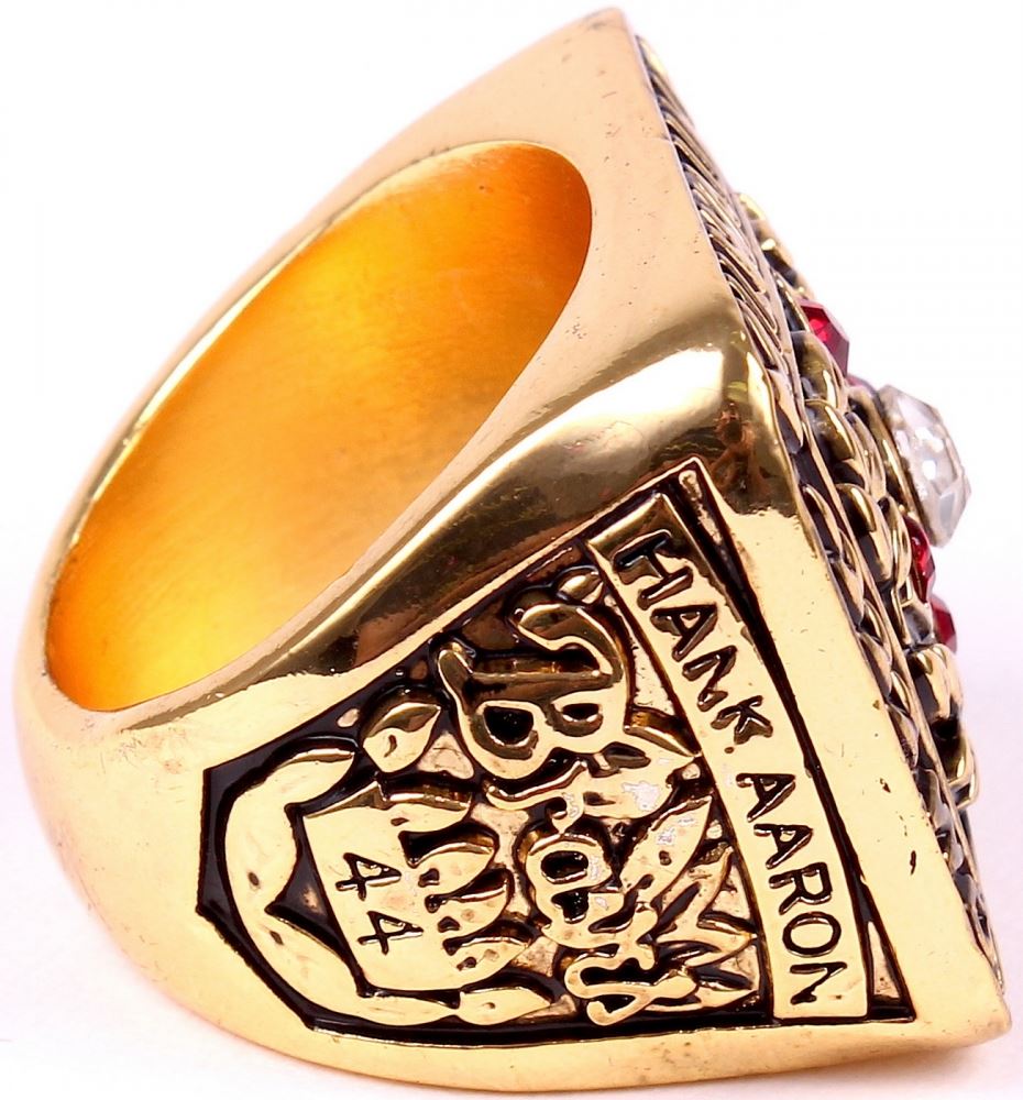 Hank Aaron Braves High Quality Replica 1957 World Series Championship Ring