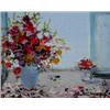 Image 1 : MICHEL-HENRY (French. Born 1928), "Bouquet Rouge". Signed Michel Henry l/r. Also titled on the...