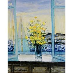 MICHEL-HENRY (French. Born 1928), "Lumiere Transparante". Signed Michel Henry l/l. Also titled...
