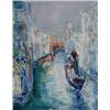 Image 1 : YOLANDE ARDISSONE (French. Born 1927), "Promenade en Gondole". Signed Ardissone l/l. Also signe...