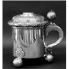 Image 1 : CONTINENTAL PARCEL GILT SILVER TANKARD, Swedish. Date mark for 1945. Maker: G.A.B. The cylindri...