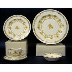 SIXTY PIECE WEDGWOOD PORCELAIN DINNER SERVICE, English. Comprising: twelve dinner plates, twelv...