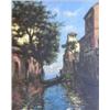 Image 1 : ALBERT FERDINAND DUPRAT (Italian. Born 1882), "Venetian Canal". Signed A. Duprat l/r., Oil on...
