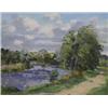 Image 1 : GASTON SEBIRE (French 1920-2001), "L'Eure a Elbeuf". Signed G. Sebire l/r. Also signed on the r...