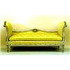 Image 1 : GOOD CARVED AND PAINTED NEO-CLASSICAL STYLE DAY BED, Italian. 19th Century. Each head and footb...