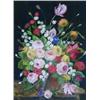 Image 1 : HULDAH CHERRY JEFFE (American. 1901-2001), "Spring Bouquet". Signed Huldah l/l. Also signed, ti...