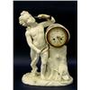 Image 1 : SCHIERHOLZ BLANC DE CHINE PORCELAIN FIGURAL MANTEL CLOCK, German. 1880-1906. The clock housed i...