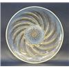 Image 1 : R. LALIQUE MOLDED OPALEXCENT "POISSONS" DISH, French. Circa 1932. Molded R. Lalique. Diameter 1...