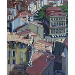 MICHEL DUREUIL (French. Born 1929), "L'Hotel De Ville De Cannes". Signed Dureuil l/r. Also titl...