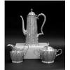 Image 1 : THREE PIECE TIFFANY & CO. STERLING SILVER DEMITASSE SET, American. 1891-1902. Comprising: demit...
