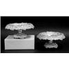 Image 1 : PAIR OF REPOUSSE STERLING SILVER COMPOTES, American. 1908-1915. Maker: Jenkins & Jenkins. Each...