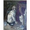 Image 1 : ATTRIBUTED TO CHARLES H. D. BOLAND (Belgian. 19th/20th Century), "Who's to Blame?" Signed indis...