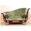Image 1 : EMPIRE STYLE GILT BRONZE MOUNTED MAHOGANY CANAPE, French. Late 19th Century. The shaped backres...