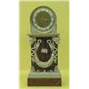 Image 1 : FINE EMPIRE GILT BRONZE AND MARBLE MANTEL CLOCK, French. Circa 1800. With 5 1/2" dial and chase...