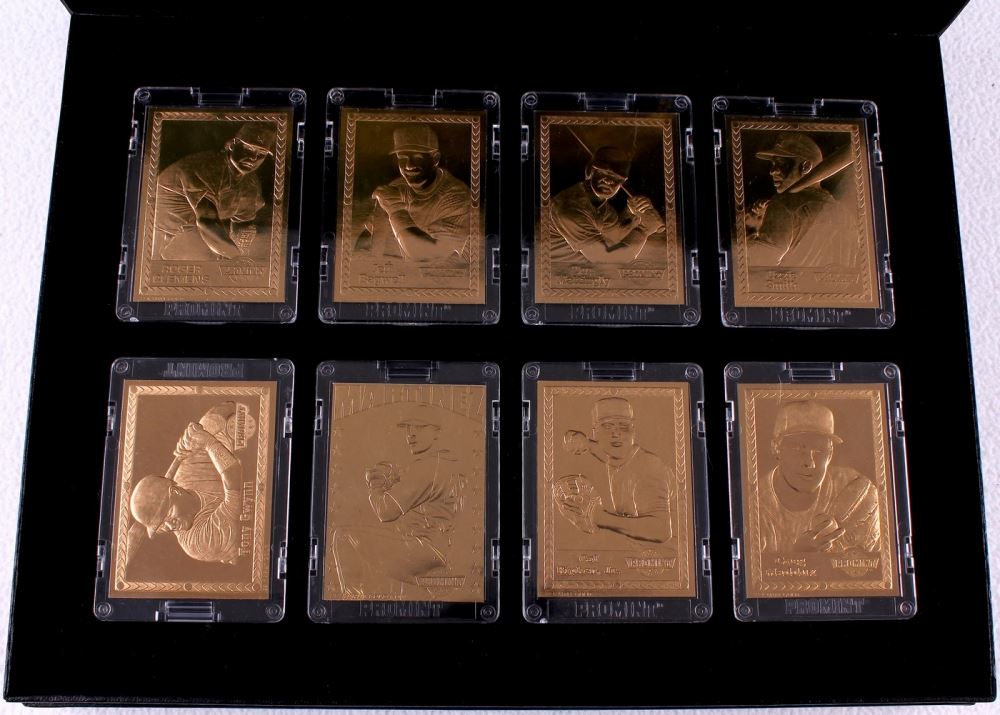 Lot Of 16 ProMint 22K Gold Baseball Cards With 1993 ProMint 3 Nolan