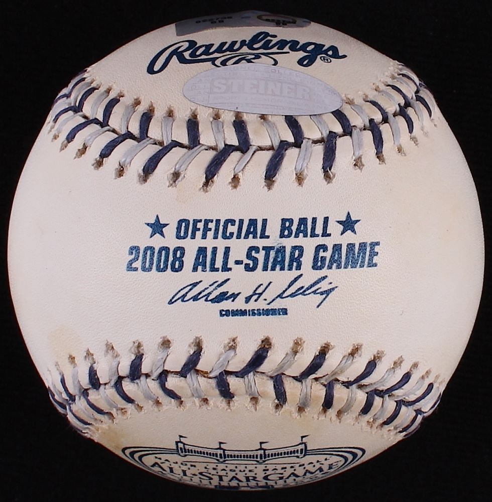 Reggie Jackson Signed 2008 AllStar Game Baseball (Steiner COA & MLB