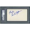 Image 1 : Kris Kristofferson Signed Vintage Index Card Inscribed "Thanks" (PSA Encapsulated)