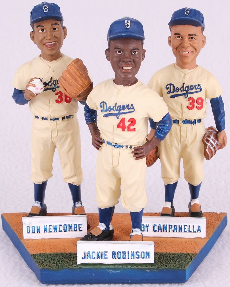 Brooklyn Dodgers Greats Statue including Jackie Robinson, Don