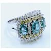Image 3 : ALEXANDRITE 2.91CT, 14K W/G RING 7.28GRAM / DIAMOND 0.96CT