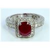 Image 1 : Ruby 2.74ct / Diamond 1.84ct