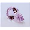 Image 2 : 88.10 ct & up KUNZITE PEAR CUT faceted