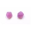 Image 2 : 12 ct & up Natural Pink Spinels Pentagon Shaped Loose Stone 2Pcs