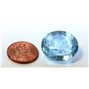 Image 1 : 32 ct & up Aquamarine Oval Shaped ctw