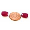 Image 2 : 10 ct & up Ruby Cushion Cut ctw 2Pcs