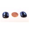 Image 1 : 49 ct & up Natural Blue Sapphire Slice ctw 2Pcs