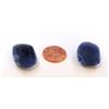Image 2 : 49 ct & up Natural Blue Sapphire Slice ctw 2Pcs