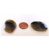 Image 2 : 83 ct & up Natural Blue Sapphire Slice ctw 2Pcs