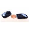 Image 2 : 147 ct & up Natural Blue Sapphire Slice ctw 2Pcs