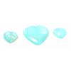 Image 1 : 57 ct & up Chalcedony Heart Shaped ctw 3Pcs
