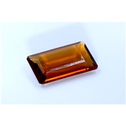 54 ct & up Mandarin Citrine Emerald  Cut
