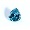 Image 2 : 7 ct & up Blue Zircon Pear Shaped