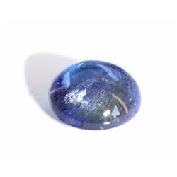13 ct & up Cabuchon Tanzanite Round Shaped