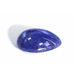 19 ct & up Cabuchon Tanzanite Pear Shaped