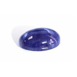 13 ct & up Cabuchon Tanzanite Oval Shaped