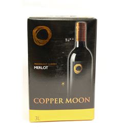 3L BOX OF COPPER MOON MERLOT RED WINE